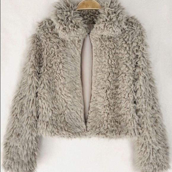 ⚜️ Women Warm Teddy Bear Fluffy Lapel Warm Short Jackets Fleece Tops Warm⚜️ - Picture 5 of 7